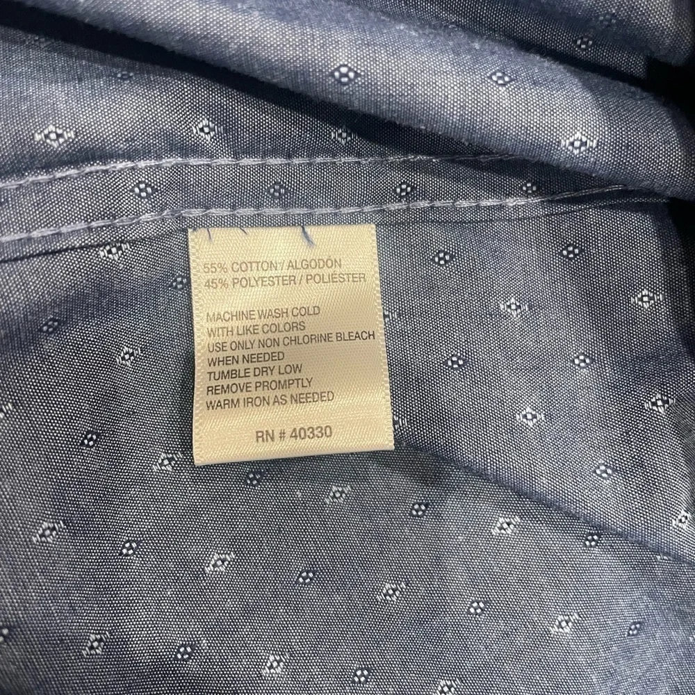 NWT! Haggar Men’s The Tuckless Shirt True Fit Short Sleeve Button Down